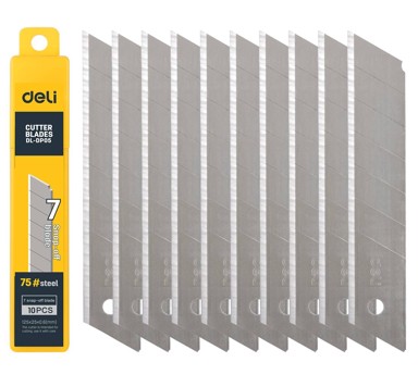 DELI TOOLS Oštrice za Rezač 25mm 10 Kom EDL-DP05, Srebrne