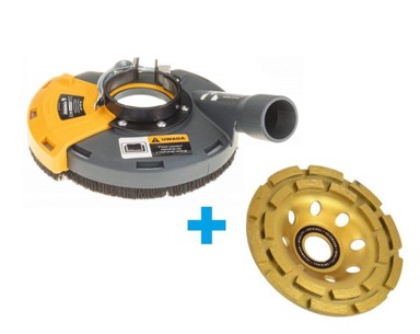 AWTOOLS Kutna brusilica 115–125 mm + ploča 125 mm, dvosavjetna