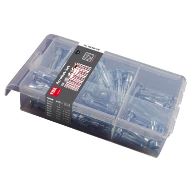 TOX Metalna tipla ACROBAT SET (60/1) asortiamn s vijkom za gipsane ploče