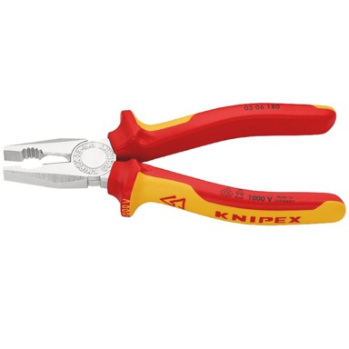 KNIPEX Kombinirana kliješta, 180 mm, 1000V