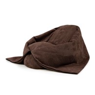 SLOWDOWN Tamno smeđa vreća za sjedenje od samta Cocoon 100 