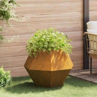 Tegla 75 x 75 x 60 cm čelik otporan na vremenske uvjete, rđa 