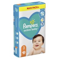 PAMPERS Pelene, Active Baby, veličina 3, 6–10 kg, 70 kom
