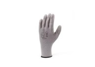 LACUNA Rukavice Pinto, siva, pletene, premaz PU, veličina 08