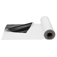 VEVOR Plastična folija u roli, 3,05 x 30,48 m, crna, bijela