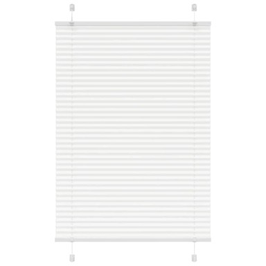 Roleta plisirana, 100x150 cm, širina tkanine 99,4 cm, bijela
