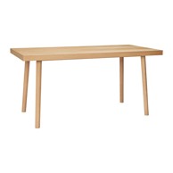 HÜBSCH Blagovaonski stol u dekoru hrasta u prirodnoj boji 80x160 cm Herringbone 