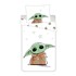 JERRY FABRICS Pamučna dječja posteljina Star Wars Baby Yoda 140x200 cm, zelena