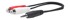 VIVOLINK audio kabel 0.2 m 2 x RCA 3.5 mm, crni