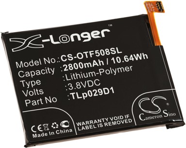 Baterija za  Smartphone Alcatel One Touch 3 Dual SIM, OT-5086D, Typ TLp029D1