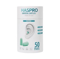 HASPRO Pjenasti čepići za uši Tube50 mint, 100 kom