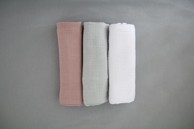 Organske muslin pelene 3 kom