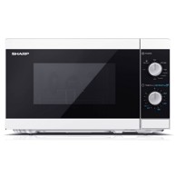 SHARP Mikrovalna pećnica YC-MG01E-W 20lit, grill, analogna, bijela