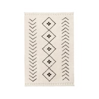 LORENA CANALS Krem periv/ručno rađen pamučan tepih 170x120 cm Bereber Rhombs