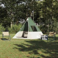 Šator s krovom sa zračnim otvorom 383 x 338 x 217 cm, zelena