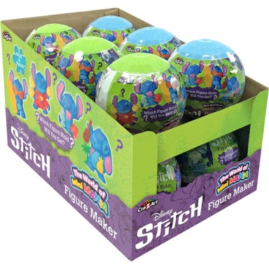 CRAZART Set plastelin figura u kapsuli Stitch World