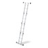 DRABEST Univerzalne aluminijske ljestve 4X3 s platformom pro