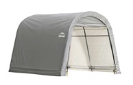SHELTERLOGIC Skladišni šator round top 9 m² 300 x 300 cm, sivi