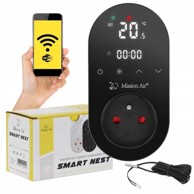GOOGLE Smart regulator temperature utičnice Nest, crni