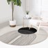 MILA HOME Krem periv okrugao tepih ø 80 cm Comfort 