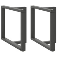 Noge blagovaonski stol T-oblika 2 kom 100x35x(72-73) cm čelik