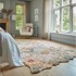 FLAIR RUGS Svijetlo ružičasti ručno rađen vunen tepih 200x290 cm Daphne Shaped Floral 