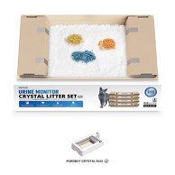PETKIT Kristalni pijesak za mačke Urine Monitor Crystal Litter s pH detekcijom, set od 4 pakiranja