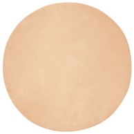 Tepih od umjetnog zečjeg krzna, Ø200 cm, poliester, sivo-smeđa