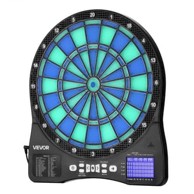 VEVOR Elektronička pikado ploča LED LCD 48 igara, crna
