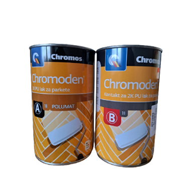 CHROMOS 2K PU lak za parkete Chromoden polumat A+B 10 L + 10 L