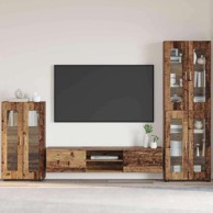 Kreveta 55,5 x 29 x 100 cm od konstruiranog drva, staro drvo