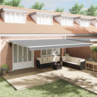 Nadstrešnica, 600x350 cm, metal, bijela