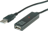 ROLINE Kabel VALUE USB2.0 A-A, M/F, 30m
