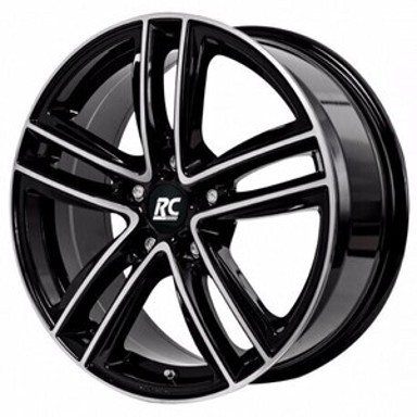 RC DESIGN Aluminijski naplatak RC27 6,5x16 5/108 ET50, sjajna crna polirana