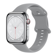 B-STRAP Smooth Silicone remen za Apple Watch 42/44/45mm, gray
