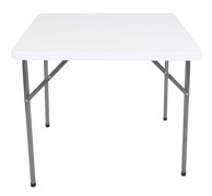 ROJAPLAST Stol, ugostiteljski, sklopivi, 86x86 cm, bijeli