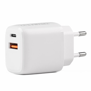 AMIO Brzi zidni punjač PCH PRO-09, USB + USB-C, 20W, Quick Charge
