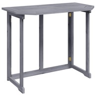 Bistro stol, 90 x 50 x 75 cm, masivno bagremovo drvo