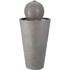 HOMESTYLING Moderna unutarnja fontana s LED rasvjetom, 70 cm