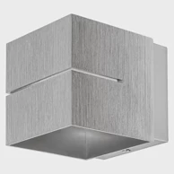 RABLUX Zidna svjetiljka Kaunas, G9, 1× max 10 W, IP20, strugani aluminij