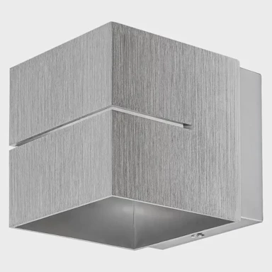 RABLUX Zidna svjetiljka Kaunas, G9, 1× max 10 W, IP20, strugani aluminij