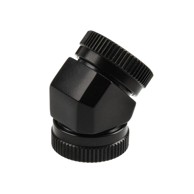 PHANTEKS Kutni adapter 45° Glacier, 12 mm OD do 12 mm OD, Hardtube, crni