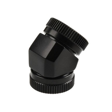 PHANTEKS Kutni adapter 45° Glacier, 12 mm OD do 12 mm OD, Hardtube, crni
