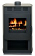 TST Kamin na drva Termo Laura, crni