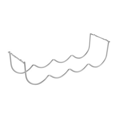 METALTEX My-Bottle zidni stalak za vino, metalni, 4 boce, crni