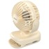 Mini stolni ventilator F45 sa stezaljkom 1200 mAh, bijeli