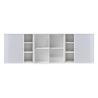 HAMMEL FURNITURE Bijela zidna komoda Mistral Kubus, 206x69 cm