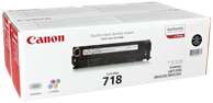 CANON Toner Cartridge 1x2 718 BK VP
