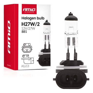 AMIO Halogena žarulja H27W/2 881 PGJ13, 12V, 27W