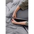 BONAMI ESSENTIALS Posteljina Basic 200x200 cm za bračni krevet od mikrosatena Siva